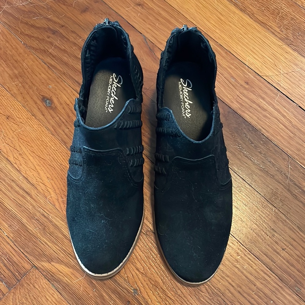 Sketchers Black Ankle Boots
